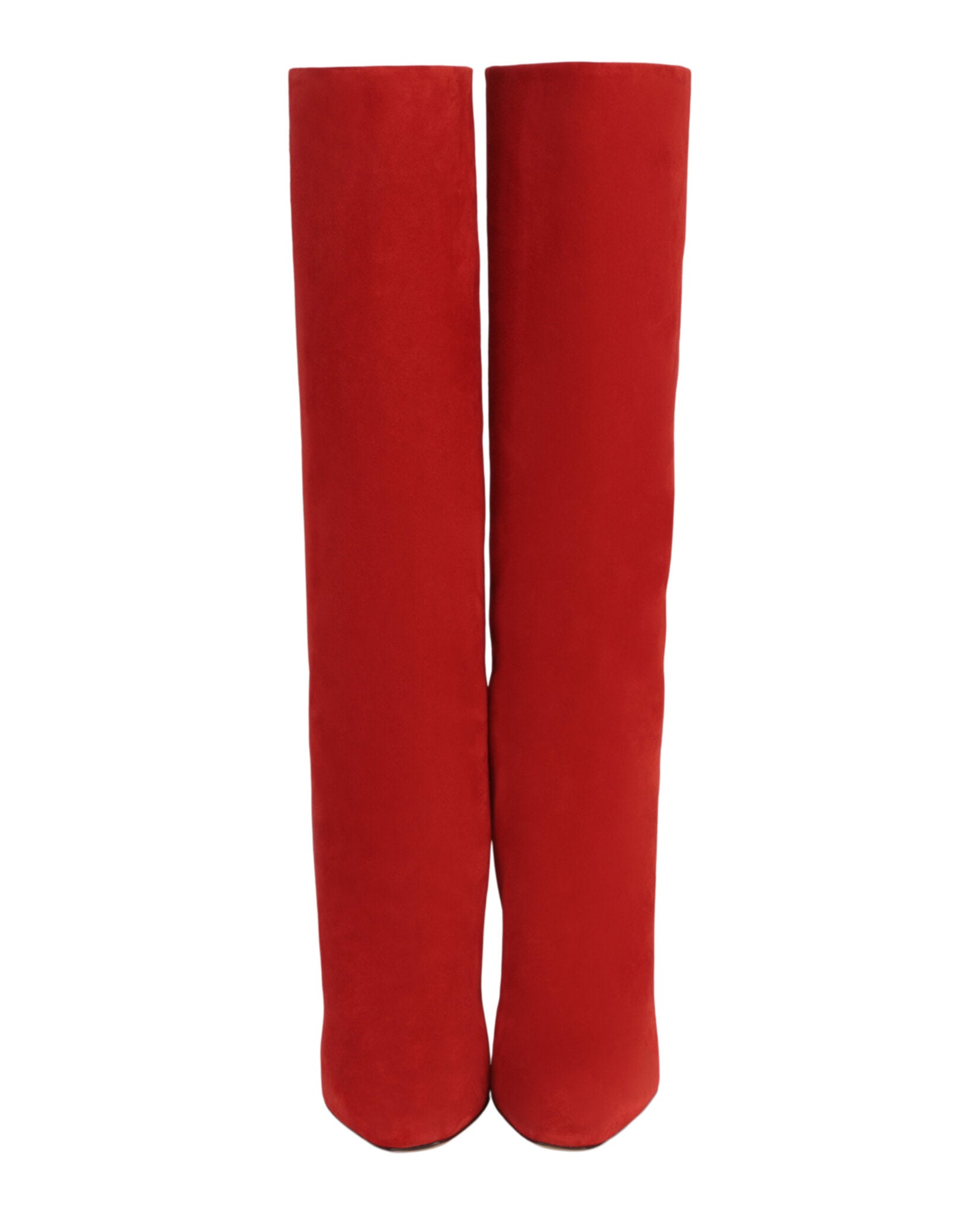Ferragamo Womens Pampero Suede Knee-High Boots