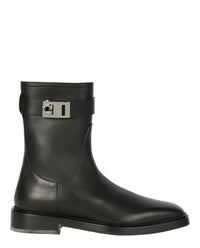Ferragamo Womens Hug Buckle Ankle Boots