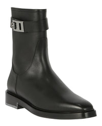 Ferragamo Womens Hug Buckle Ankle Boots