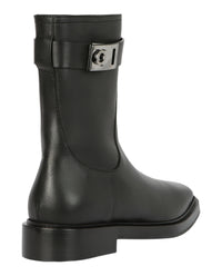 Ferragamo Womens Hug Buckle Ankle Boots