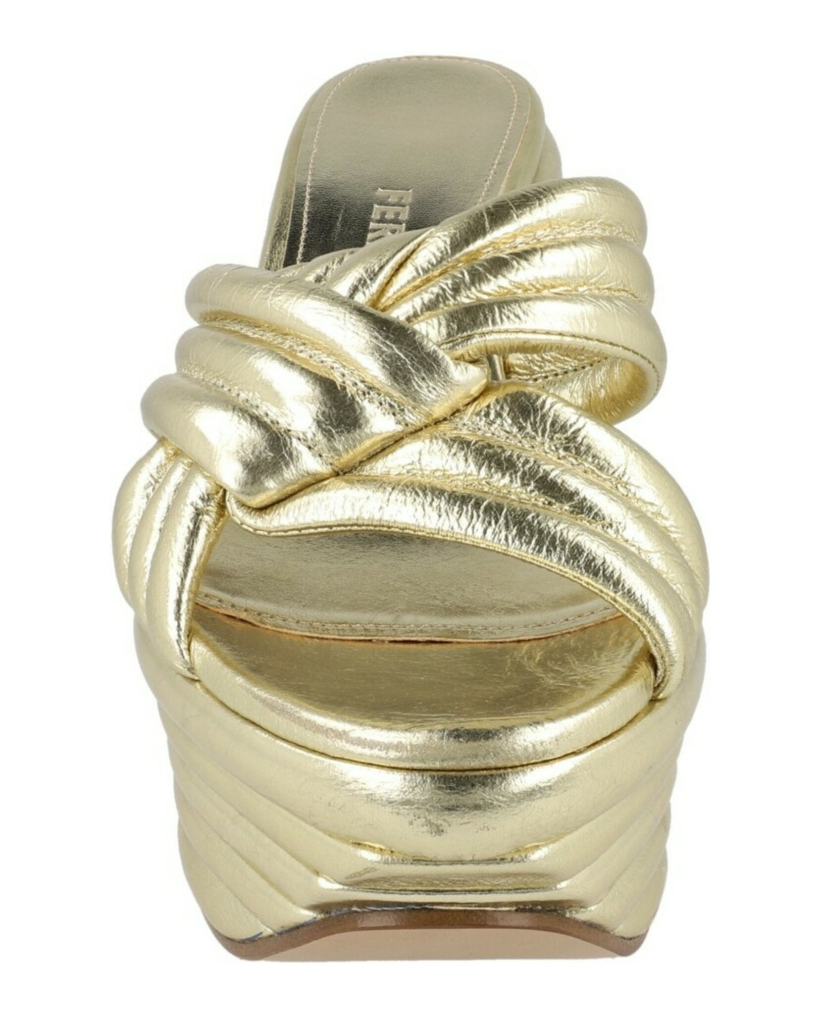Ferragamo Womens Rey Platform Sandals - Narrow Width