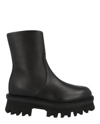Ferragamo Womens Klem Combat Boots
