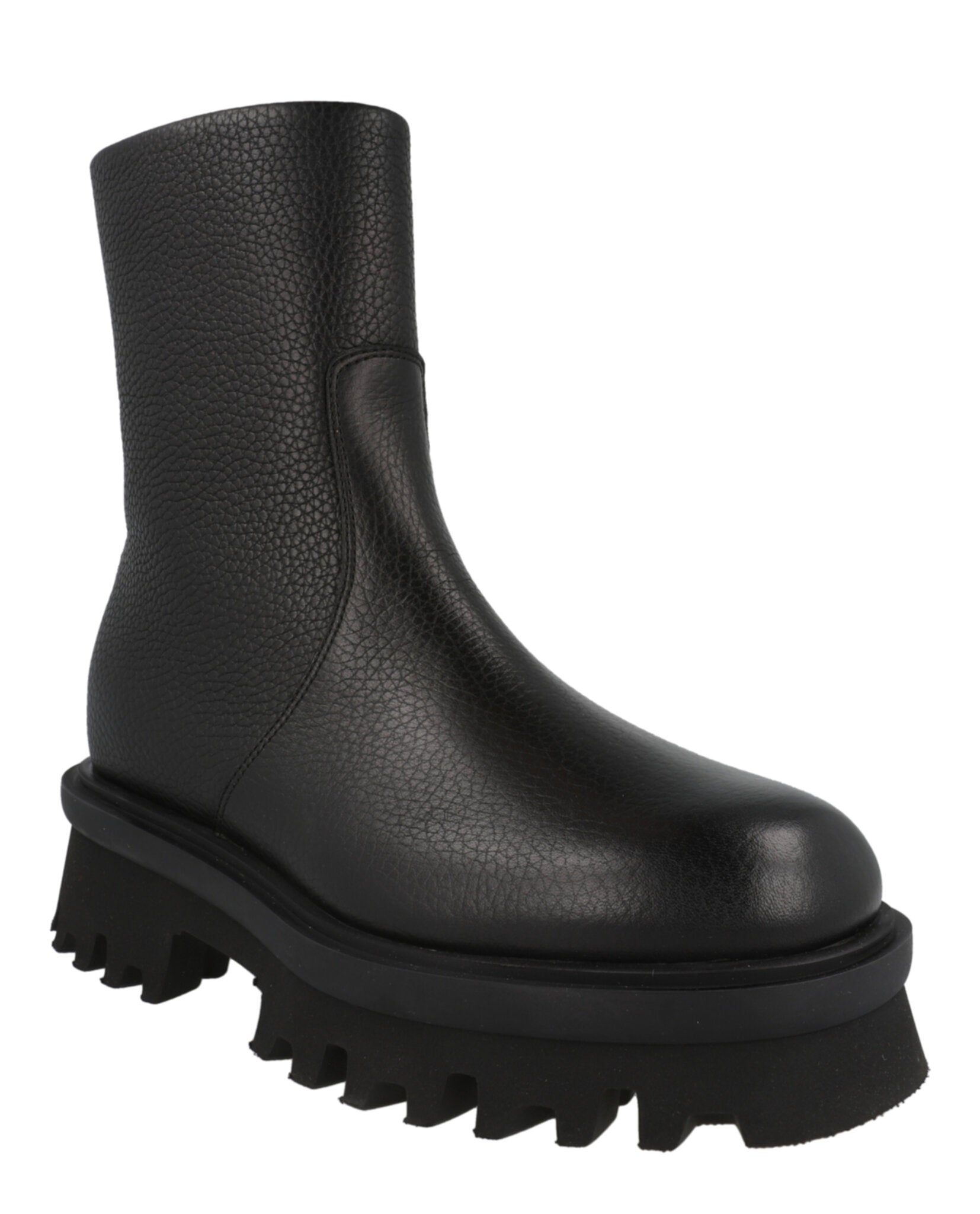 Ferragamo Womens Klem Combat Boots
