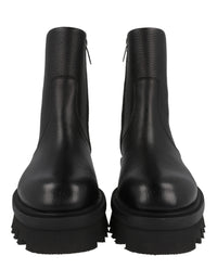 Ferragamo Womens Klem Combat Boots