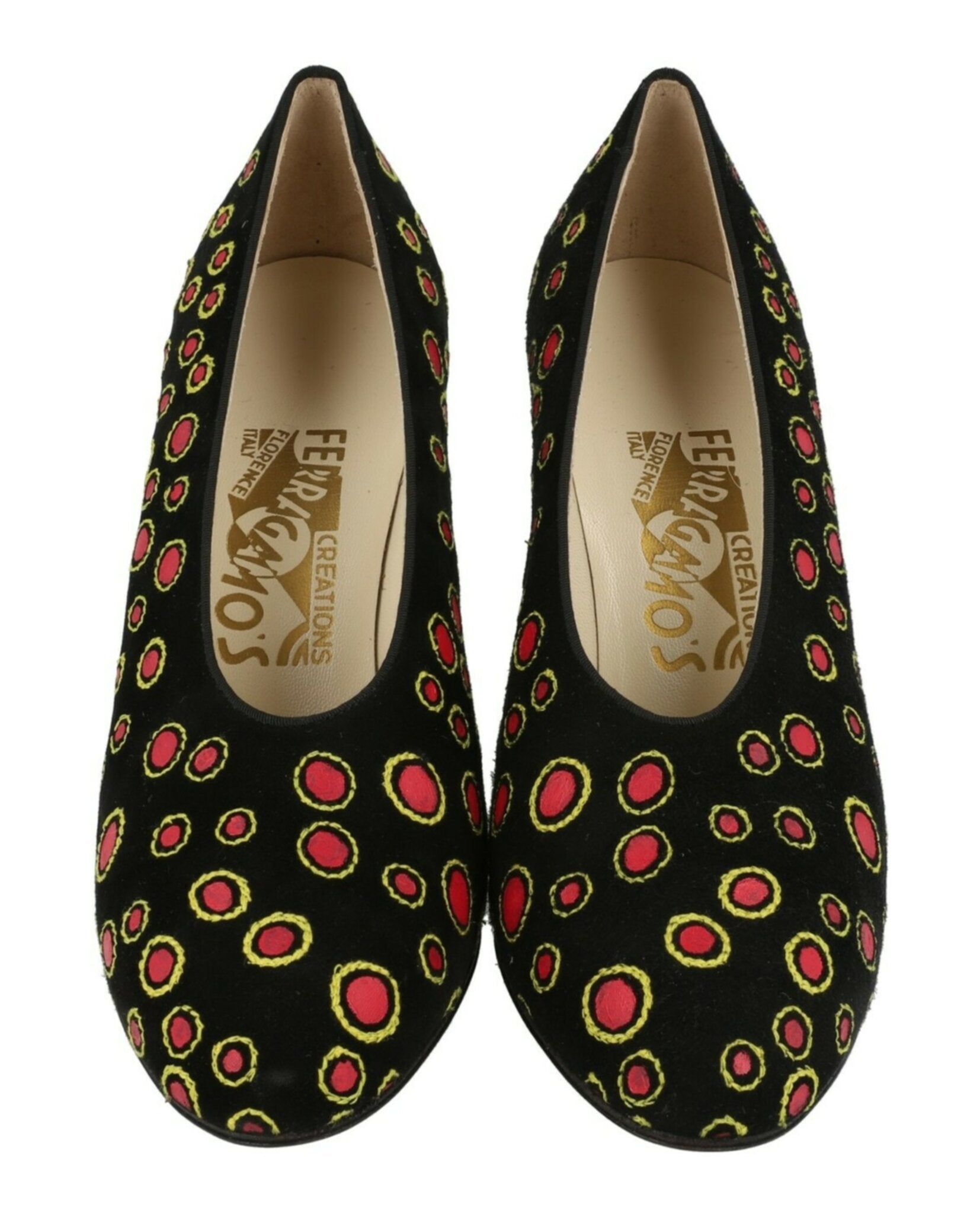Ferragamo Womens Sparta Archive Limited Edition 1930's Pumps
