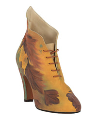 Ferragamo Womens Tavolozza Limited Edition 1930s Ankle Booties