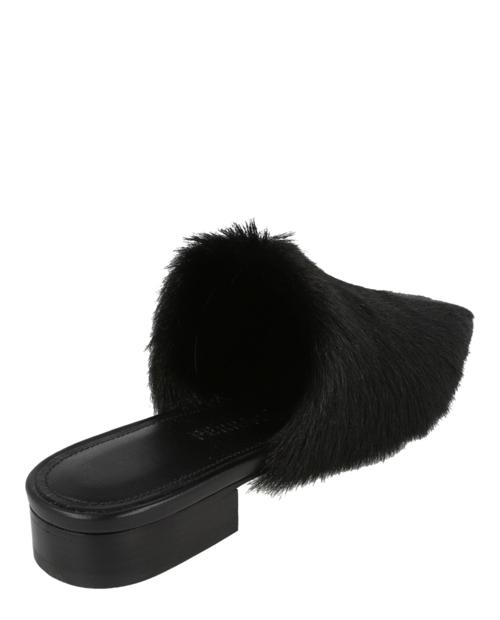 Ferragamo Womens Selestina Fur Mules