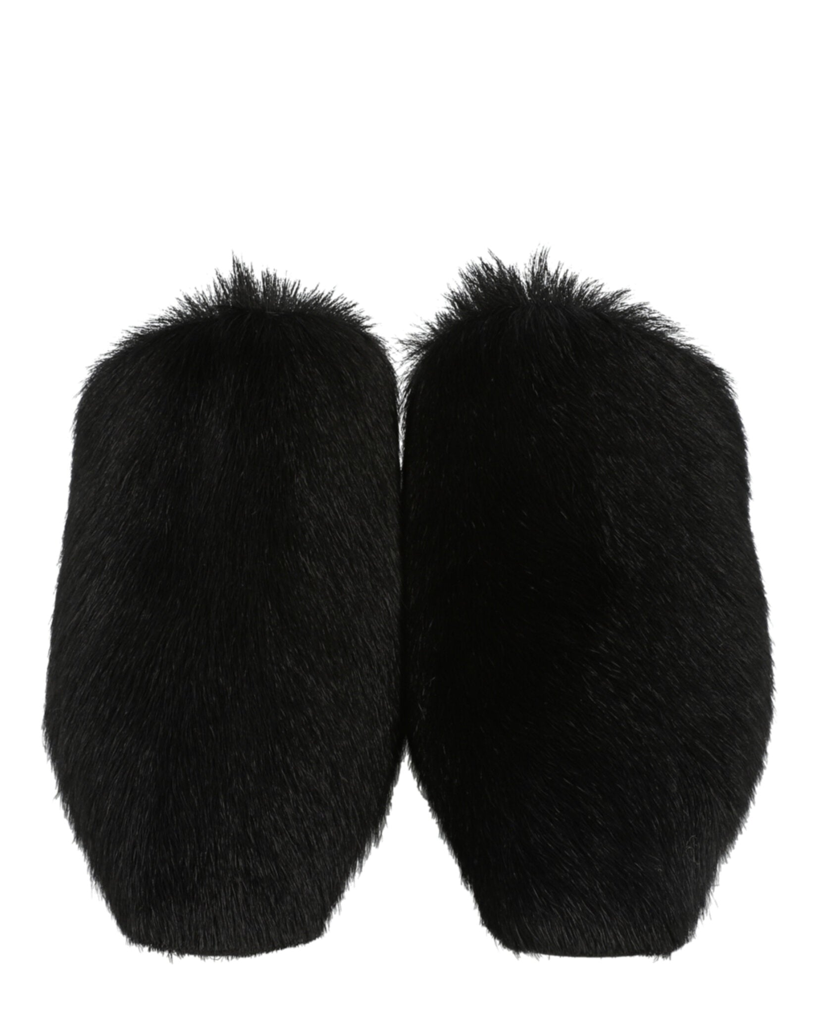 Ferragamo Womens Selestina Fur Mules