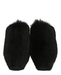 Ferragamo Womens Selestina Fur Mules