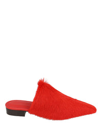 Ferragamo Womens Selestina Fur Mules