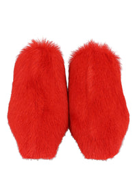 Ferragamo Womens Selestina Fur Mules