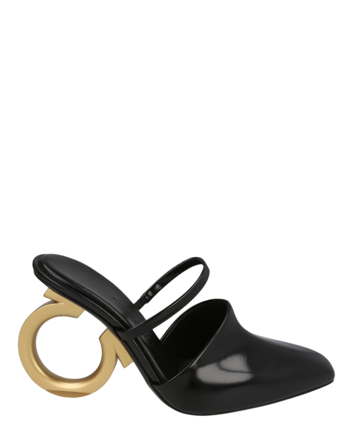 Ferragamo Ferragamo Womens Elina Gancini Mule Heels