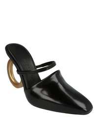 Ferragamo Ferragamo Womens Elina Gancini Mule Heels