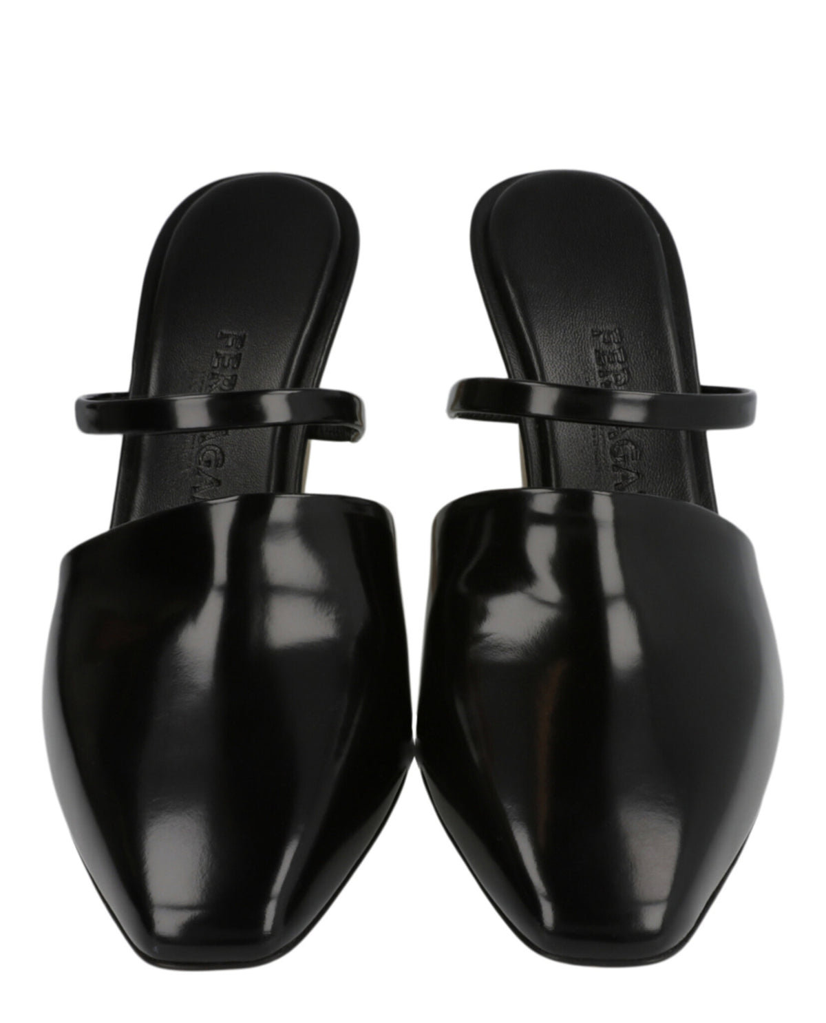 Ferragamo Ferragamo Womens Elina Gancini Mule Heels
