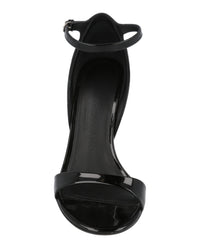 Ferragamo Womens Vidette Patent Leather Wedge Sandals