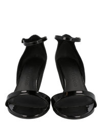 Ferragamo Womens Vidette Patent Leather Wedge Sandals