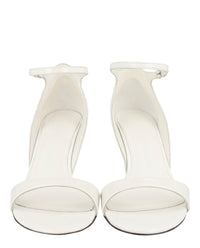 Ferragamo Womens Vidette Patent Leather Wedge Sandals