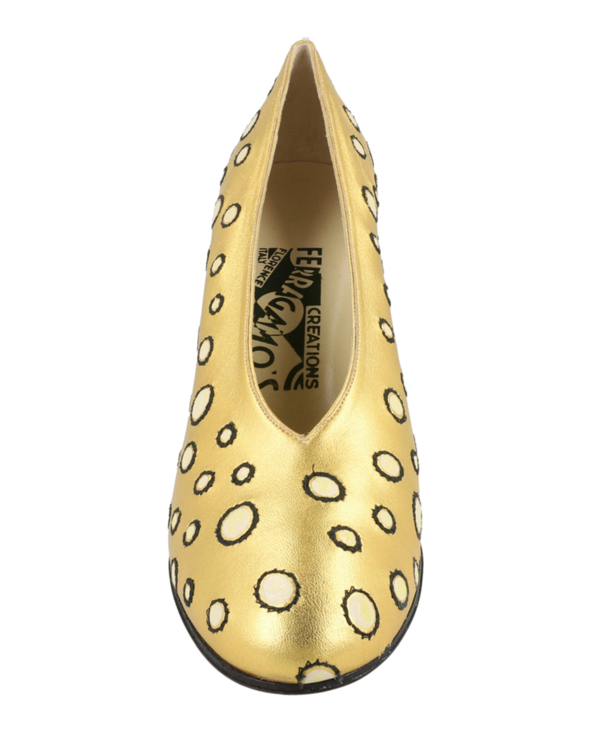 Ferragamo Womens Argo Archive Limited Edition 1930s Pumps