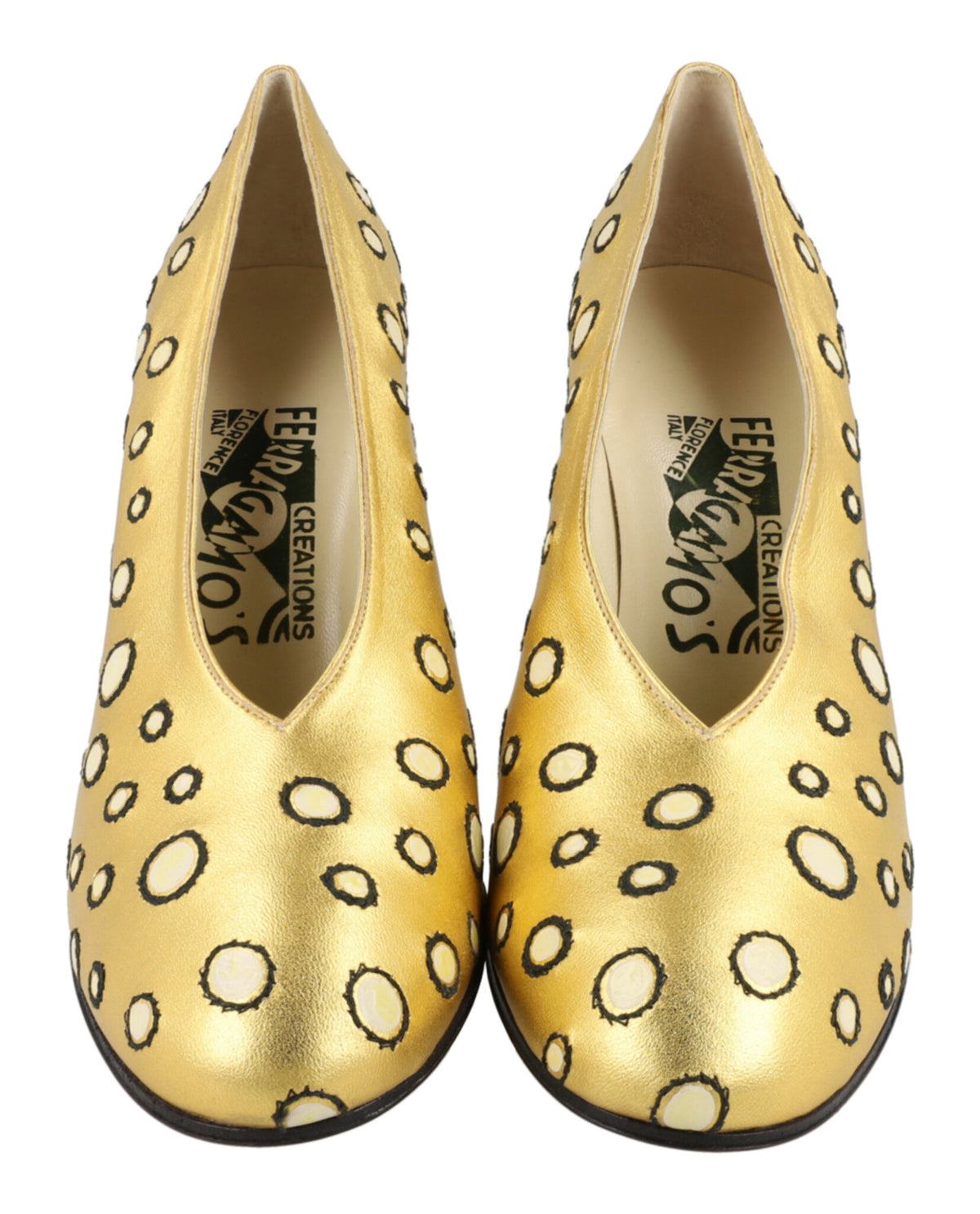 Ferragamo Womens Argo Archive Limited Edition 1930s Pumps