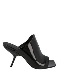 Ferragamo Womens Era Patent Leather Mules