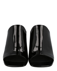 Ferragamo Womens Era Patent Leather Mules