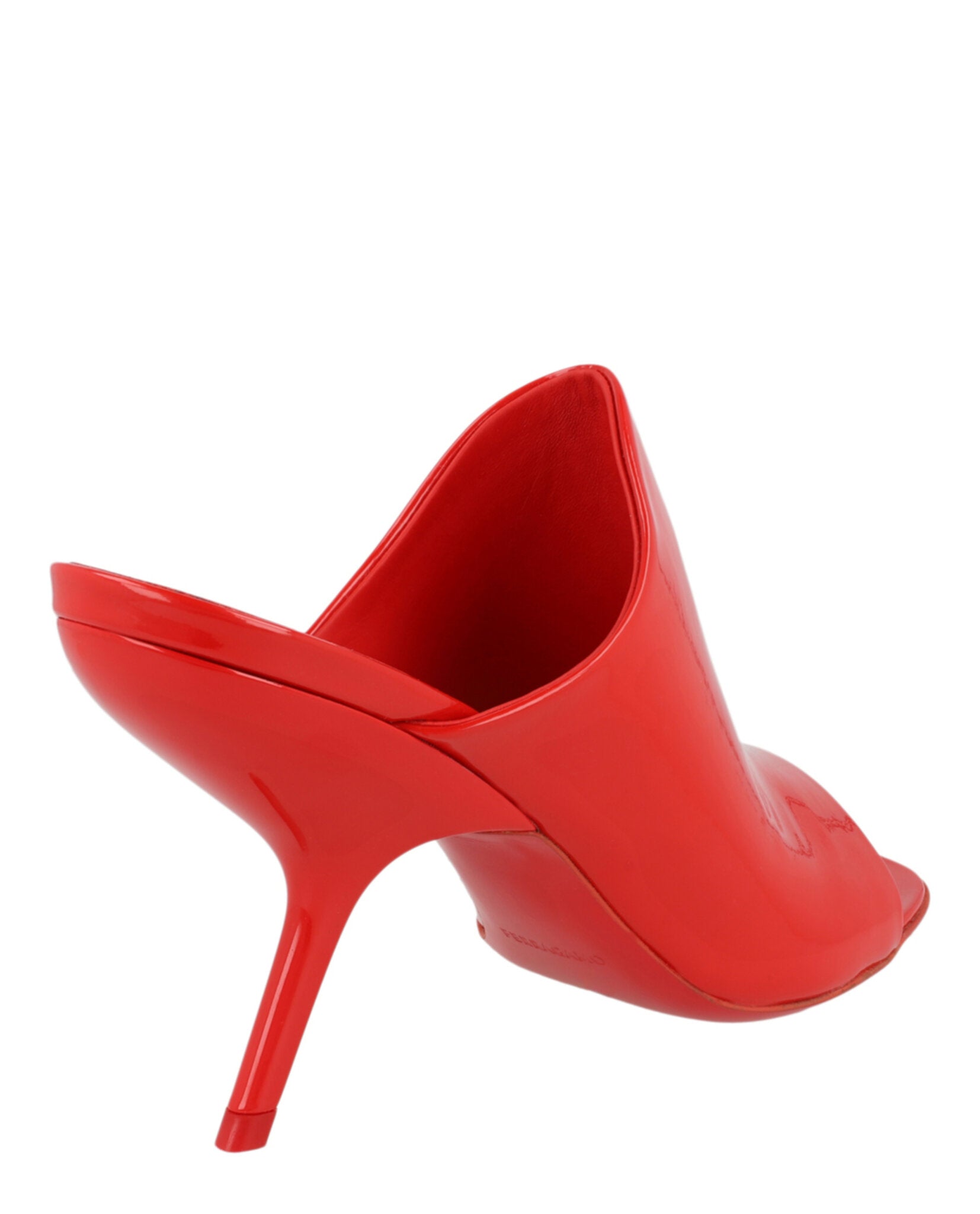Ferragamo Womens Era Patent Leather Mules