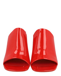 Ferragamo Womens Era Patent Leather Mules