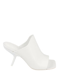 Ferragamo Womens Era Leather Mules - Wide Width