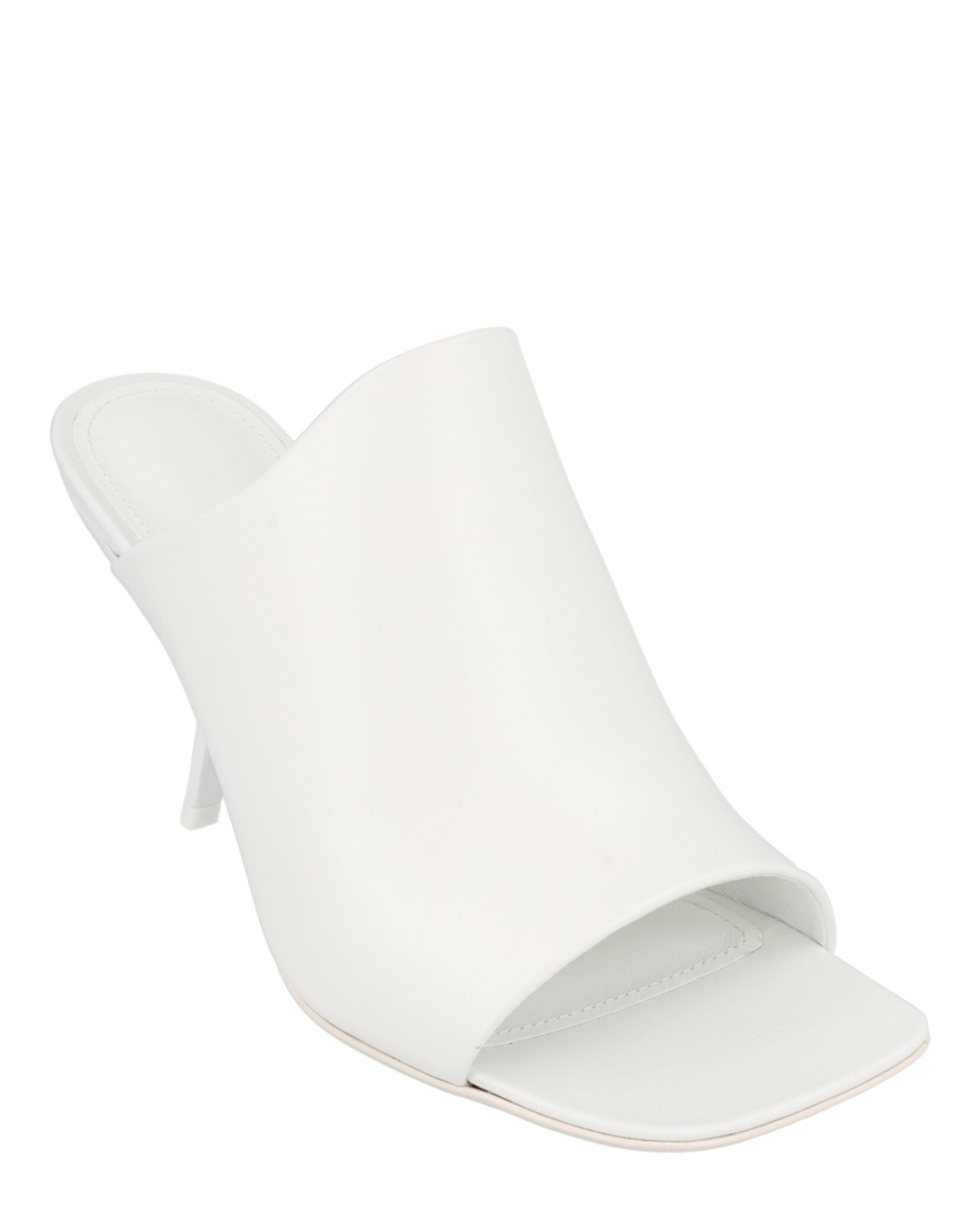 Ferragamo Womens Era Leather Mules - Wide Width