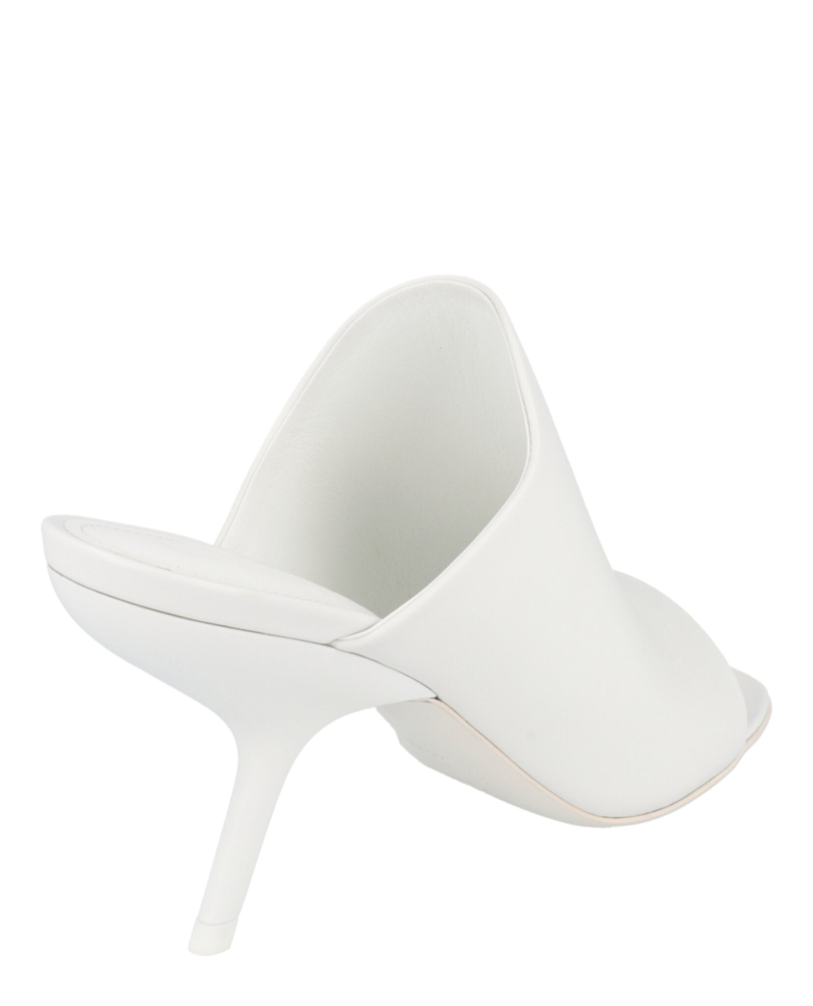 Ferragamo Womens Era Leather Mules - Wide Width