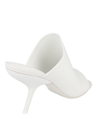 Ferragamo Womens Era Leather Mules - Wide Width