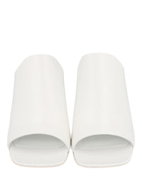Ferragamo Womens Era Leather Mules - Wide Width