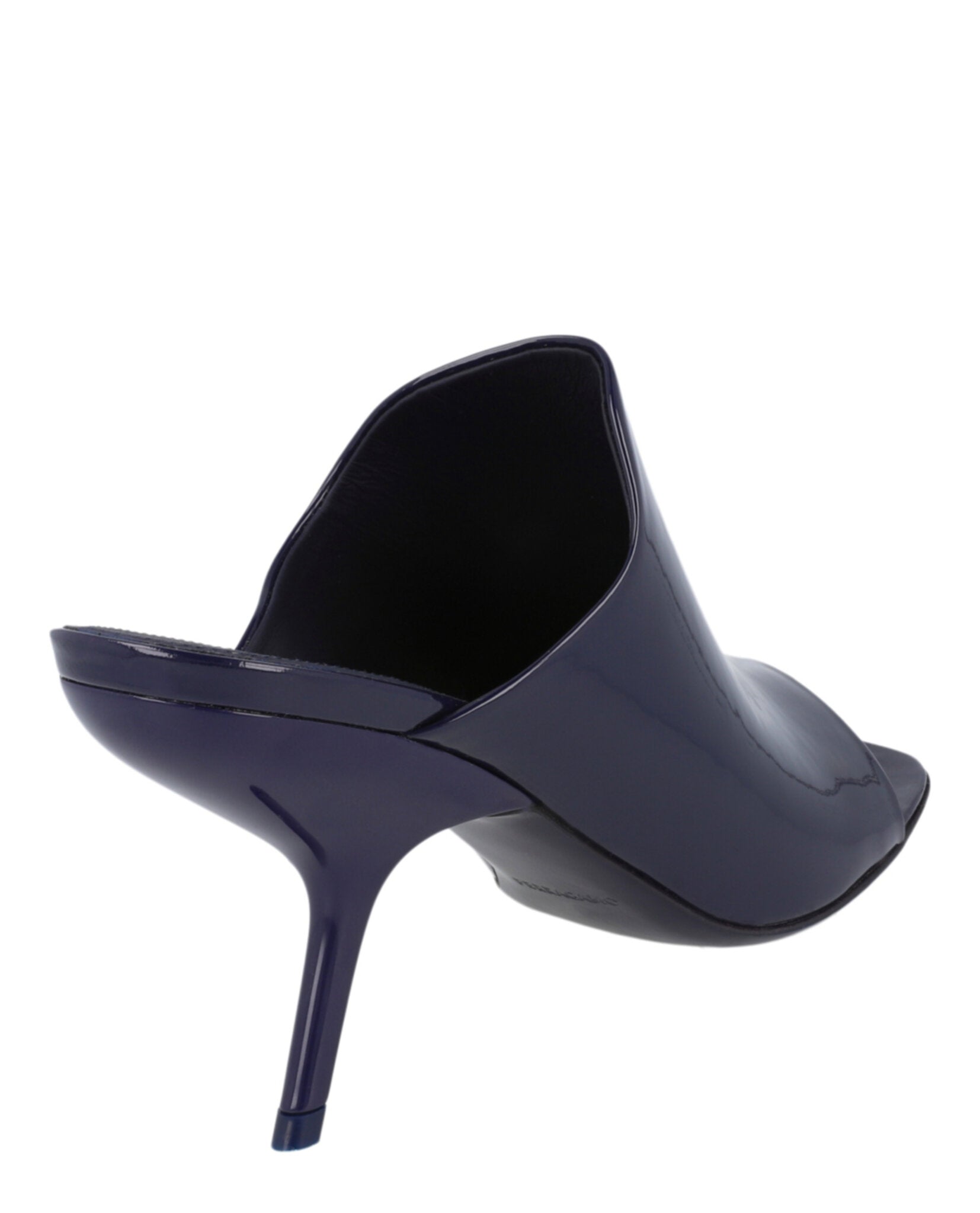 Ferragamo Womens Era Patent Leather Mules - Wide Width