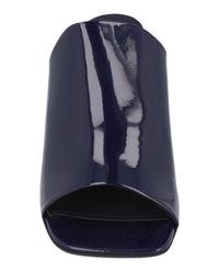 Ferragamo Womens Era Patent Leather Mules - Wide Width