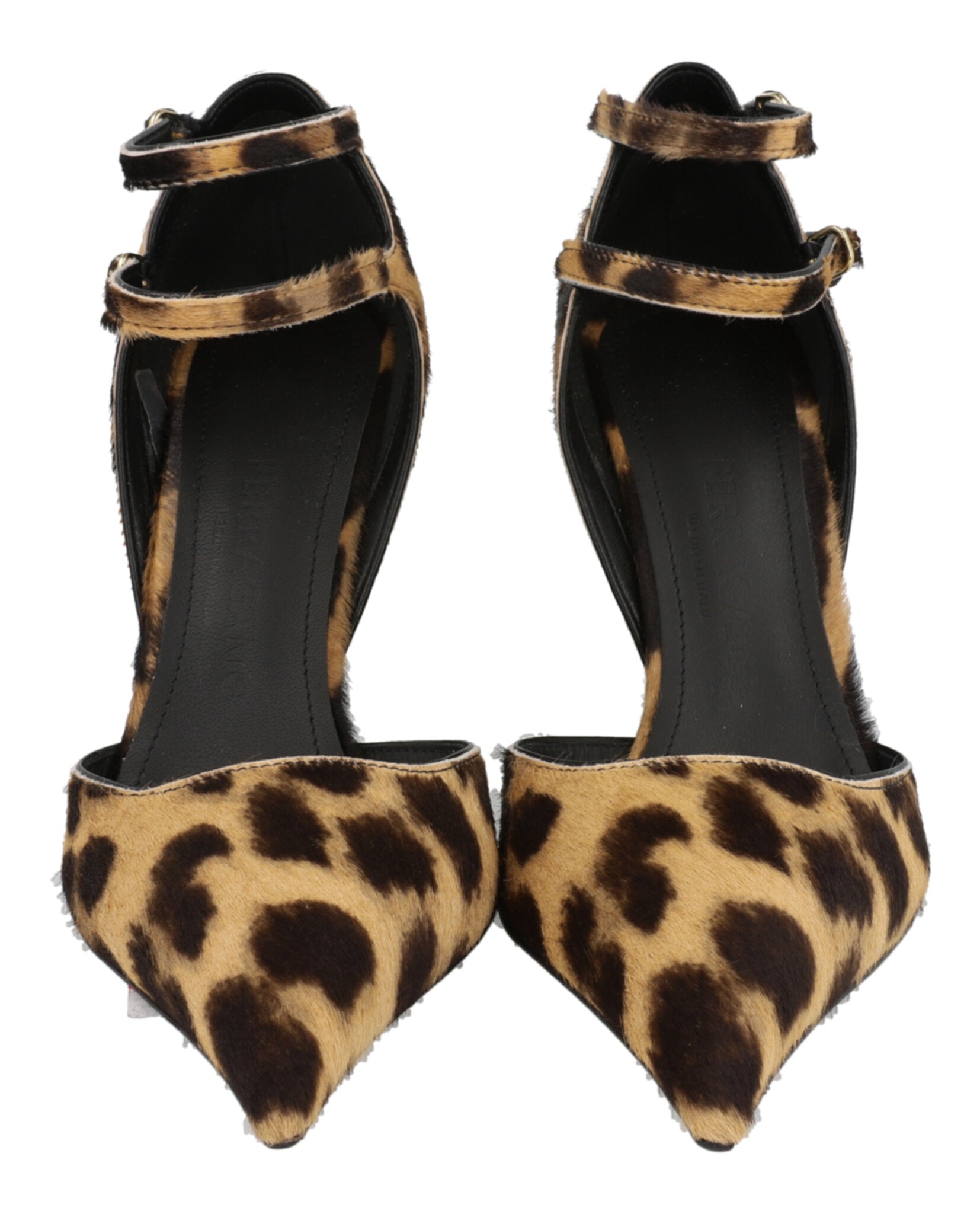 Ferragamo Womens Vidya Suede Leopard Print Wedges