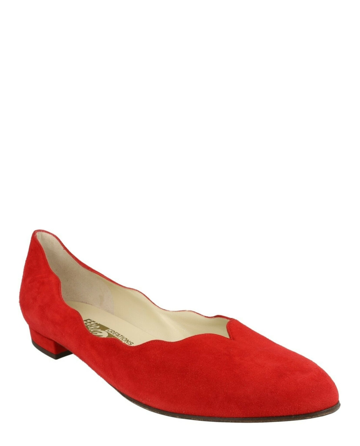 Ferragamo Womens Turchina Archive Limited Edition 1960's Ballet Flats
