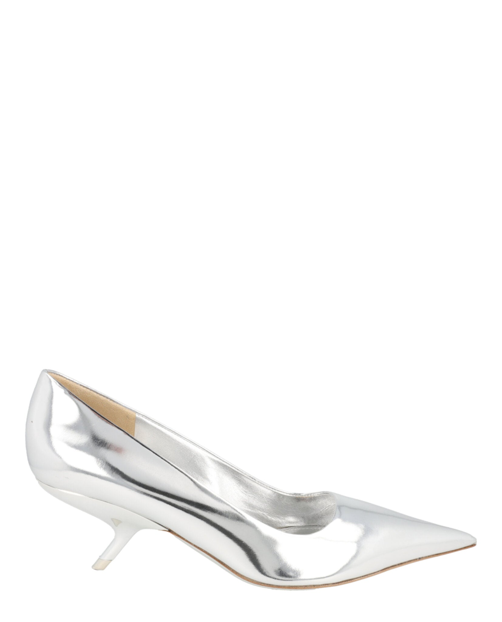 Ferragamo Ferragamo Womens Eva Metallic Leather Pumps