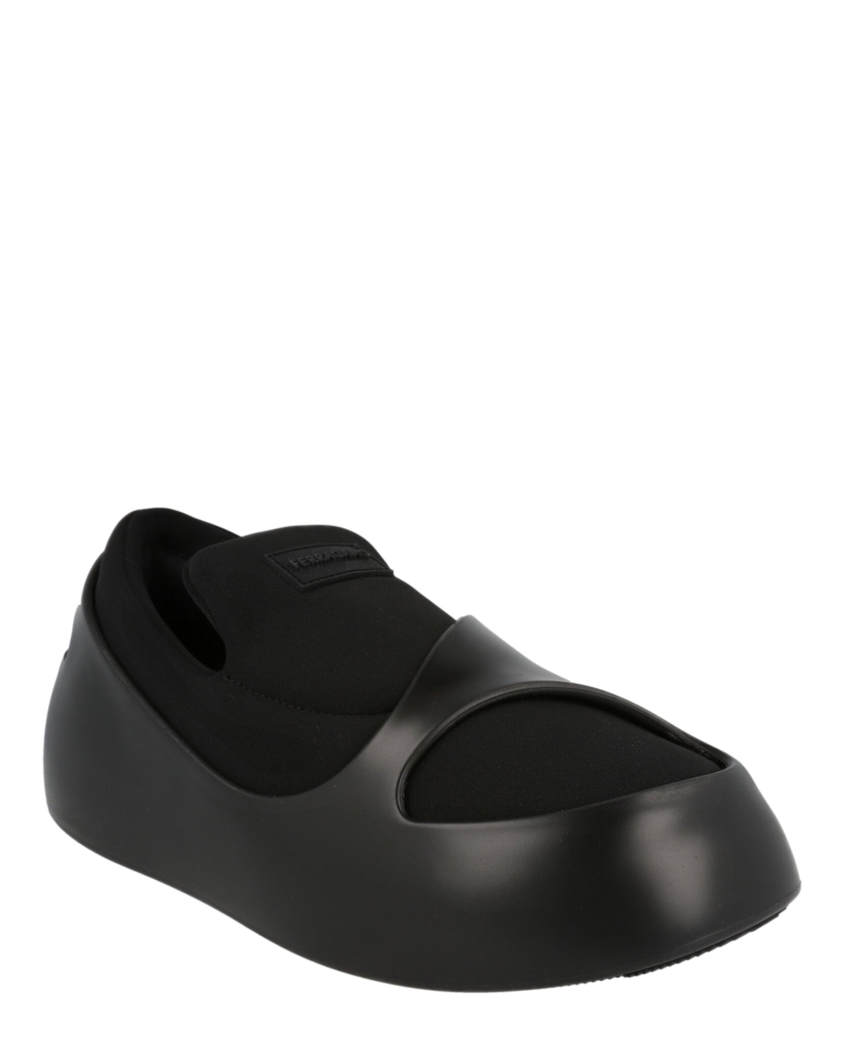 Ferragamo Womens Lunar Paneled Slip-On Sneakers