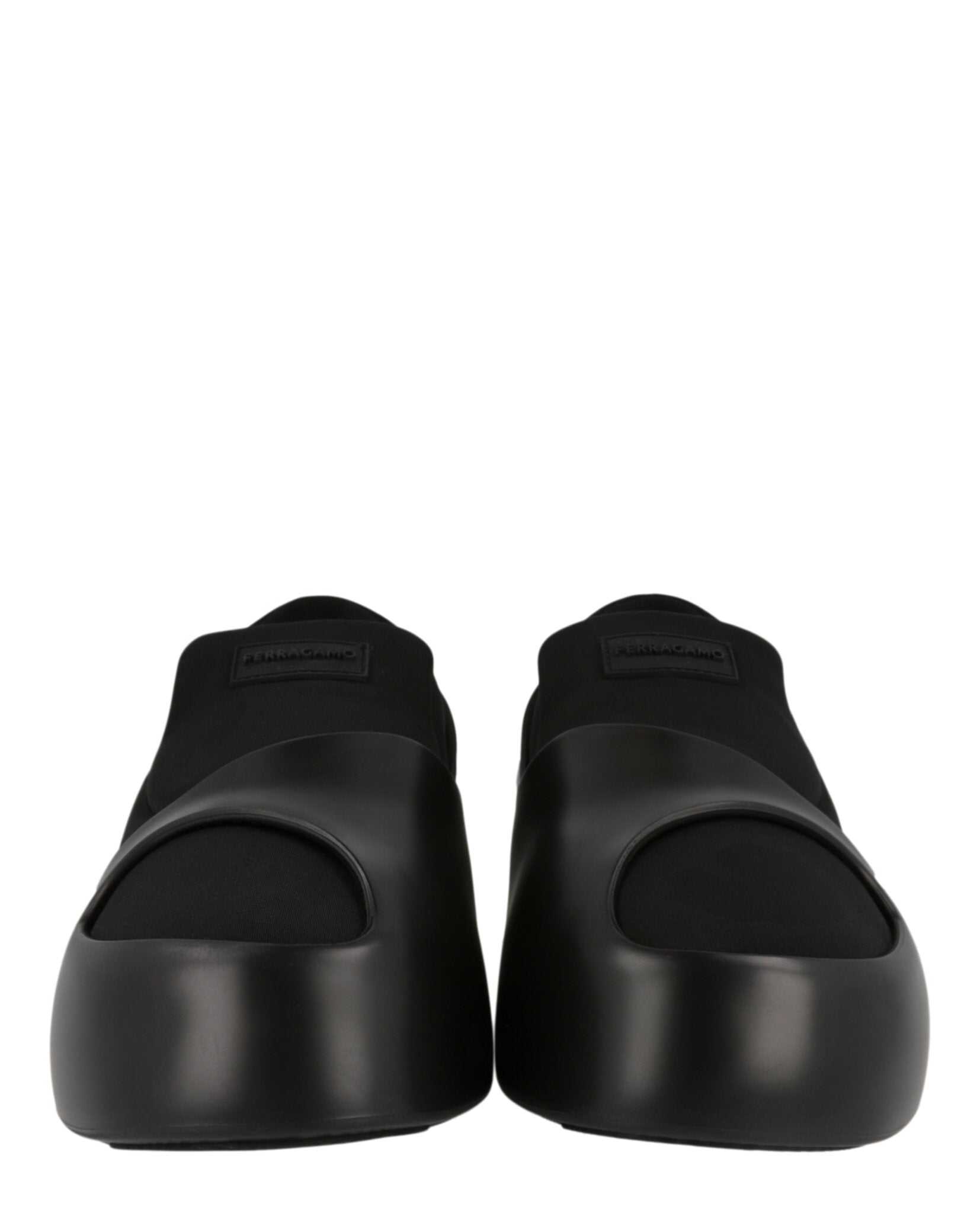 Ferragamo Womens Lunar Paneled Slip-On Sneakers