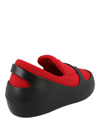 Ferragamo Womens Lunar Paneled Slip-On Sneakers