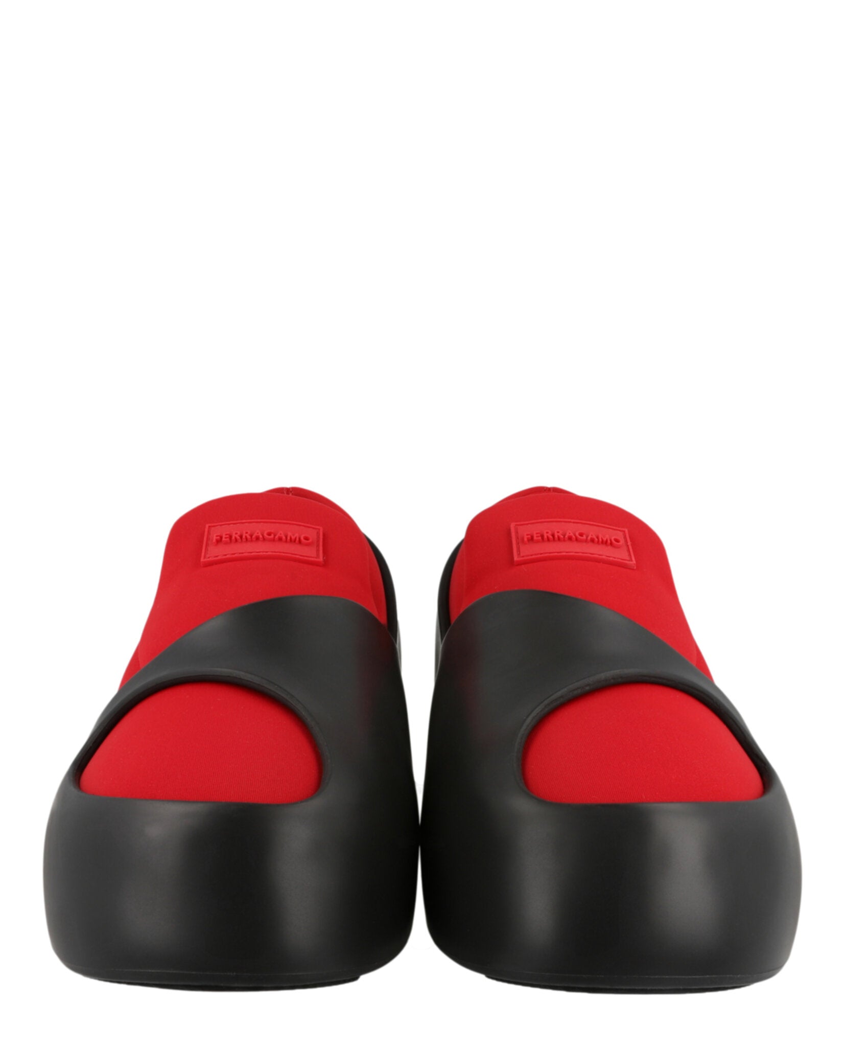 Ferragamo Womens Lunar Paneled Slip-On Sneakers