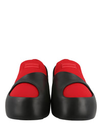 Ferragamo Womens Lunar Paneled Slip-On Sneakers