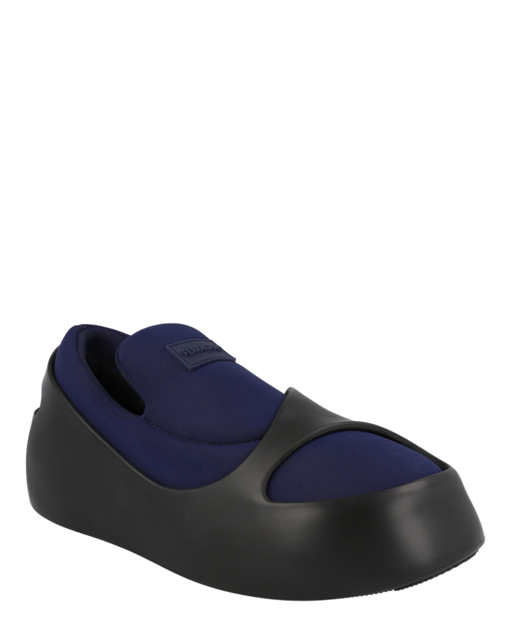 Ferragamo Womens Lunar Paneled Slip-On Sneakers