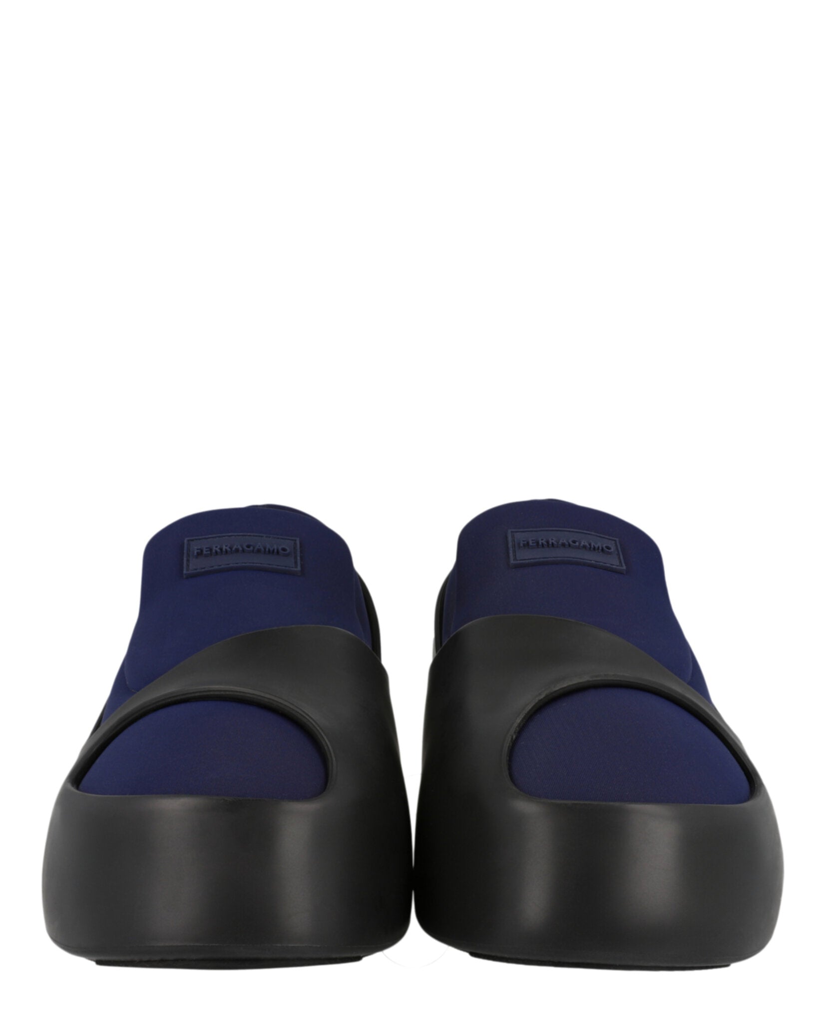 Ferragamo Womens Lunar Paneled Slip-On Sneakers