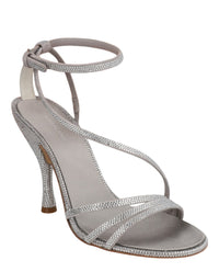 Ferragamo Womens Denise XS Crystal Embellished Heels