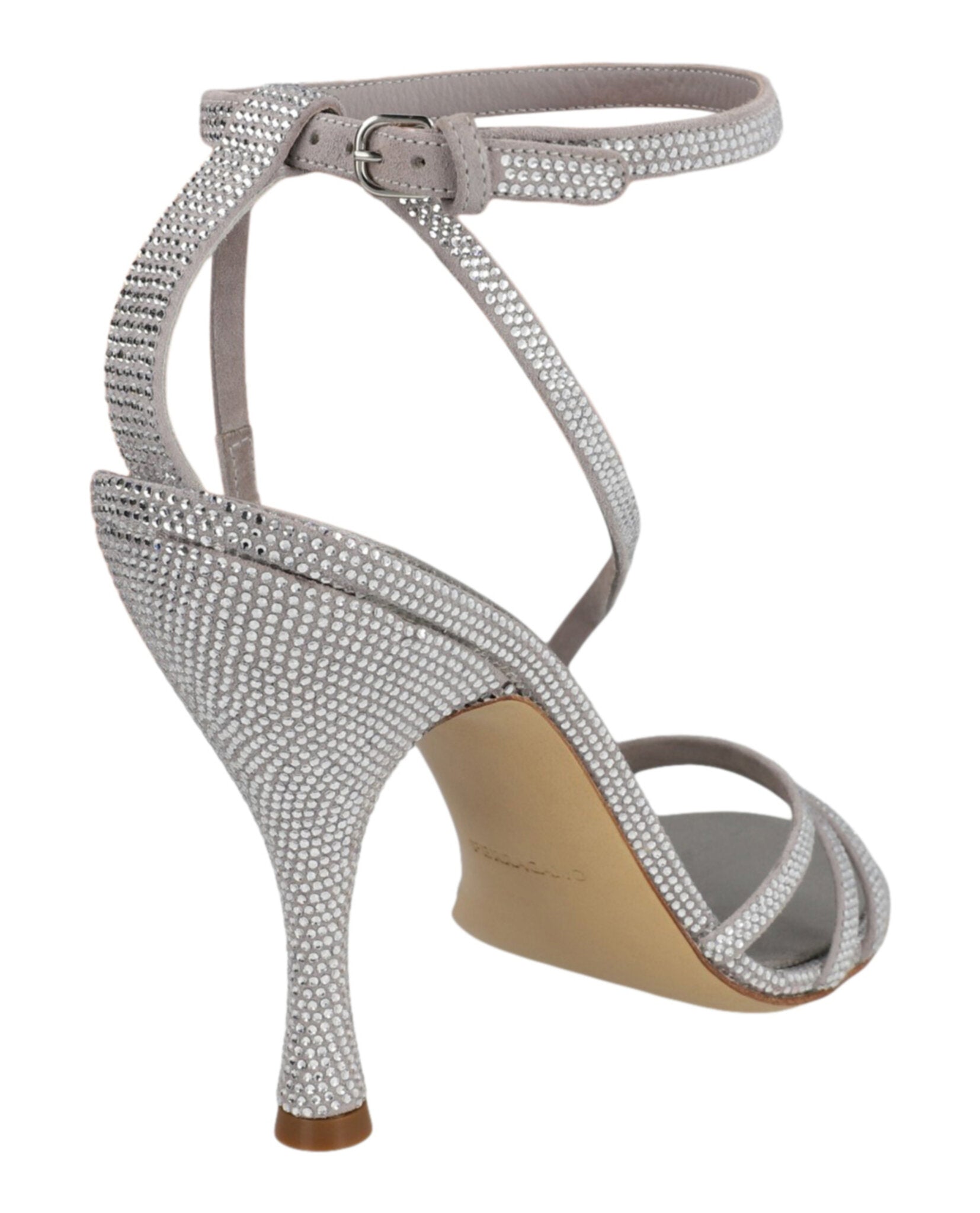 Ferragamo Womens Denise XS Crystal Embellished Heels