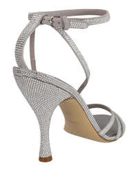 Ferragamo Womens Denise XS Crystal Embellished Heels
