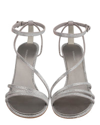 Ferragamo Womens Denise XS Crystal Embellished Heels