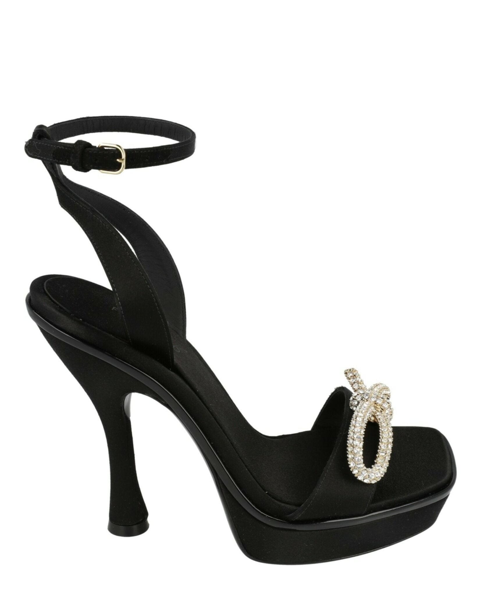 Ferragamo Womens Satin Allison X5 Sandals