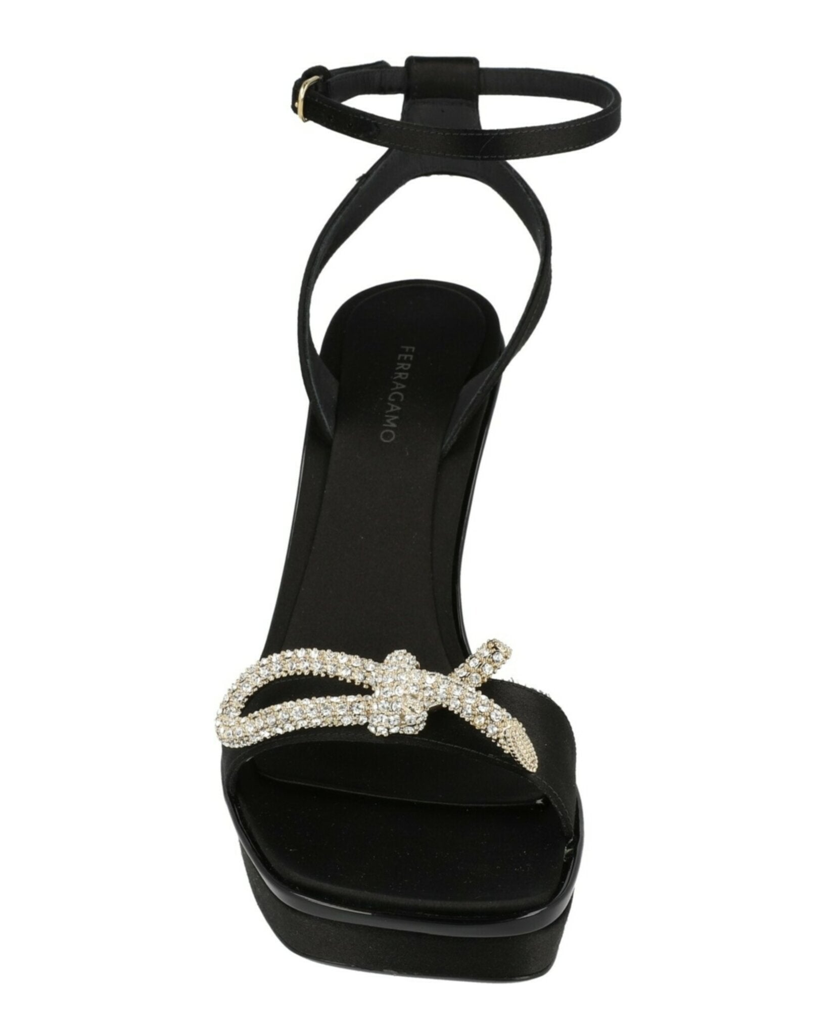 Ferragamo Womens Satin Allison X5 Sandals